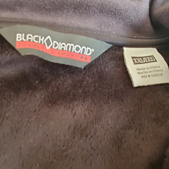 Black Diamond Men's Size XXL Black zip front lined ski jacket - Picture 2 of 12